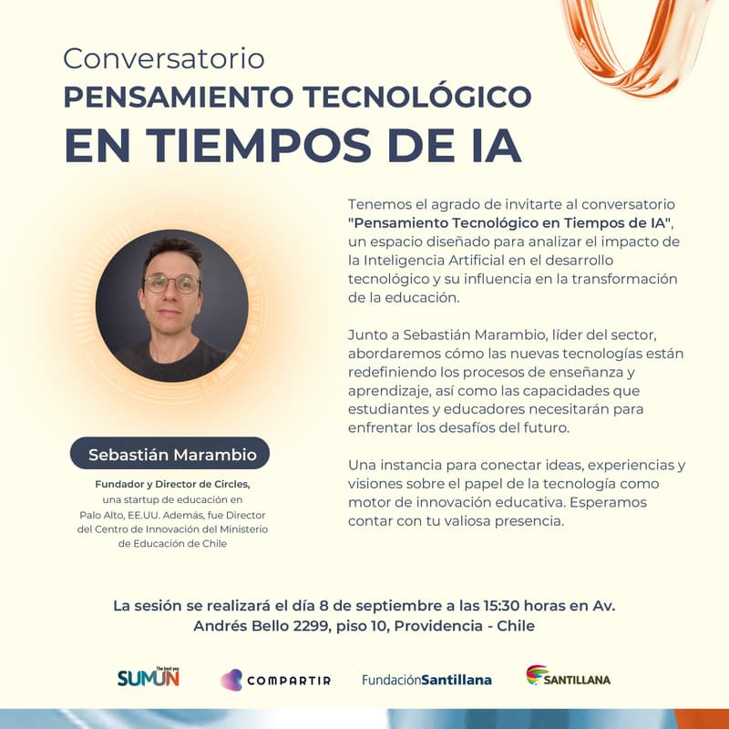 Cover Image for Conversatorio/ Pensamiento tecnológico en tiempos de Inteligencia Artificial