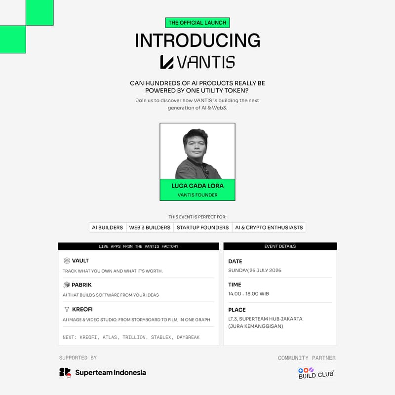 Cover Image for Introducing VANTIS: The Official Launch