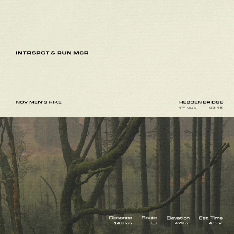Cover Image for INTRSPCT x RUN MCR November Men's Hike