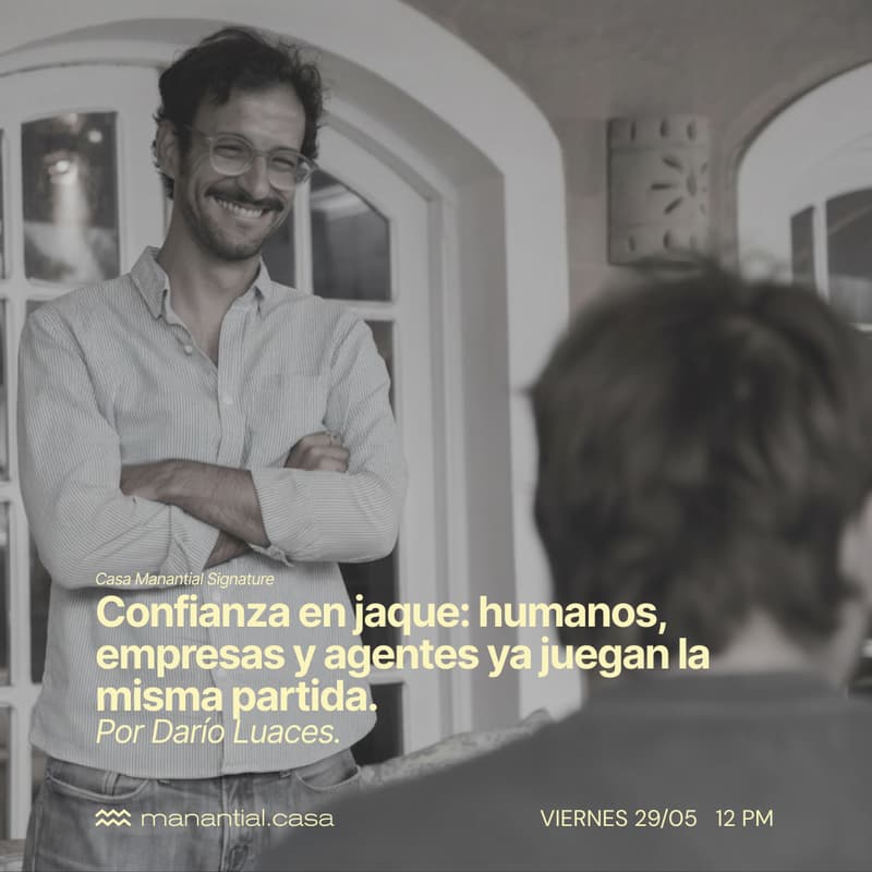 Foto de portada de Confianza en jaque: humanos, empresas y agentes ya juegan la misma partida, por Darío Luaces.