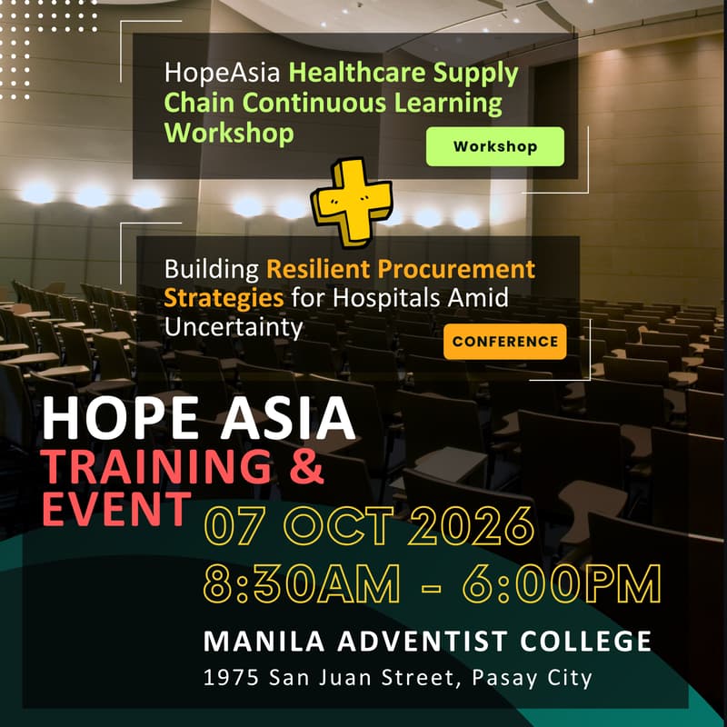 Cover Image for [For Delegate] HopeAsia Mini Convention & Workshop