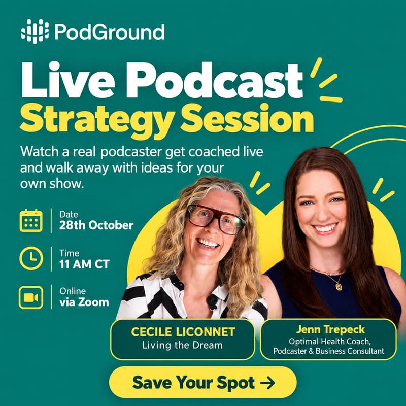 Cover Image for Live Podcast Strategy Session with Jenn Trepeck - Grant Edition