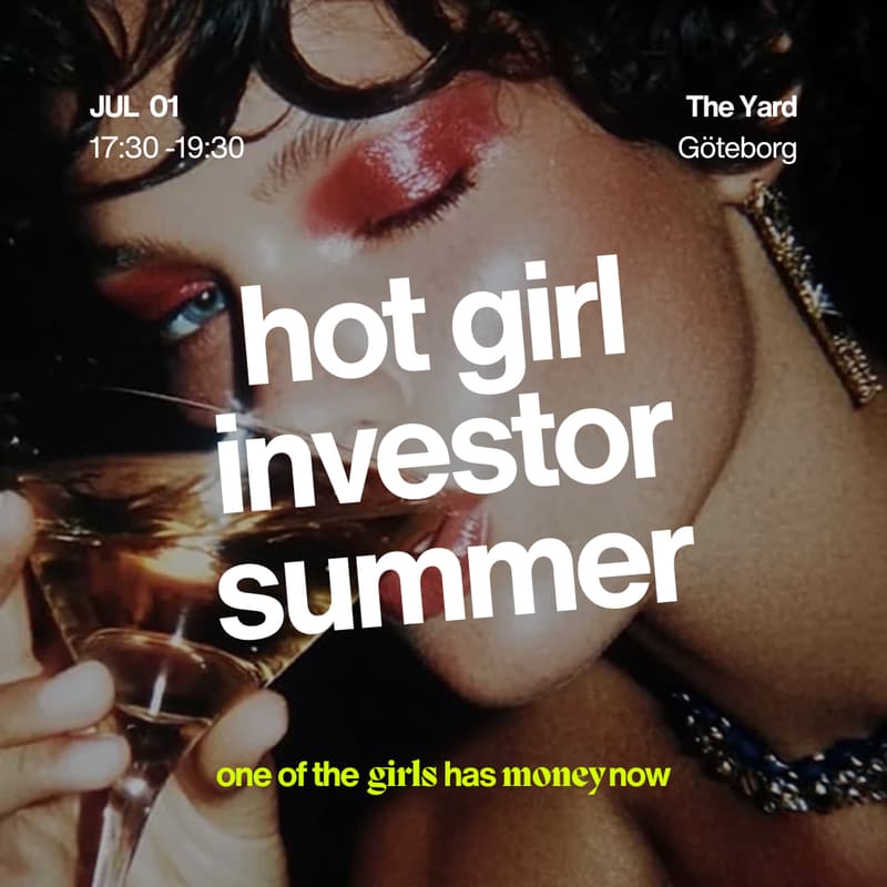 Cover Image for Your hot girl investor summer begins here 🥂