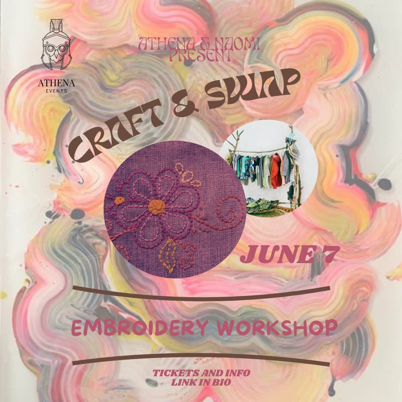Cover Image for Craft & Swap - Embroidery Workshop