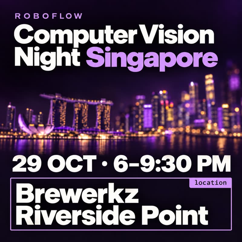 Cover Image for Roboflow Computer Vision Night: Singapore