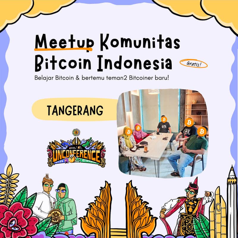 Cover Image for Bitcoin Indonesia Community Meetup Tangerang 15 Agustus 2026