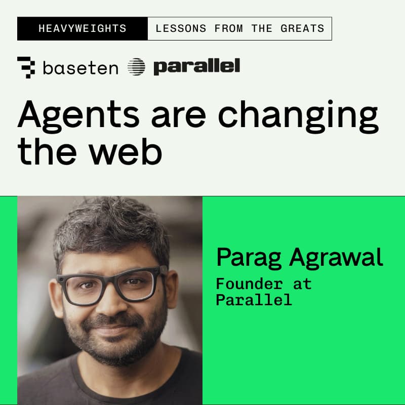 Cover Image for Agents are changing the web with Parag Agrawal (founder, Parallel)