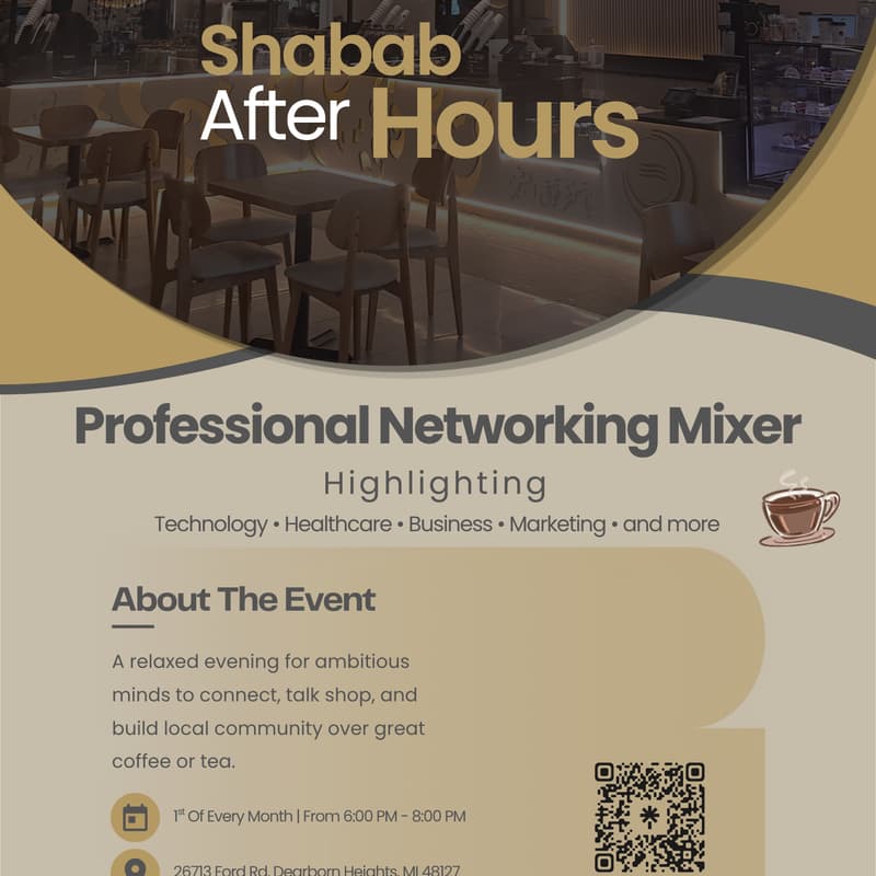 Cover Image for Shabab After Hours: Professional Networking Mixer