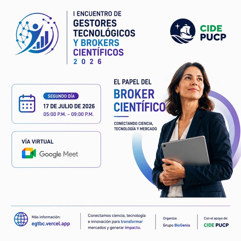 Cover Image for I Encuentro de Gestores Tecnológicos y Brokers Científicos 2026 | Virtual