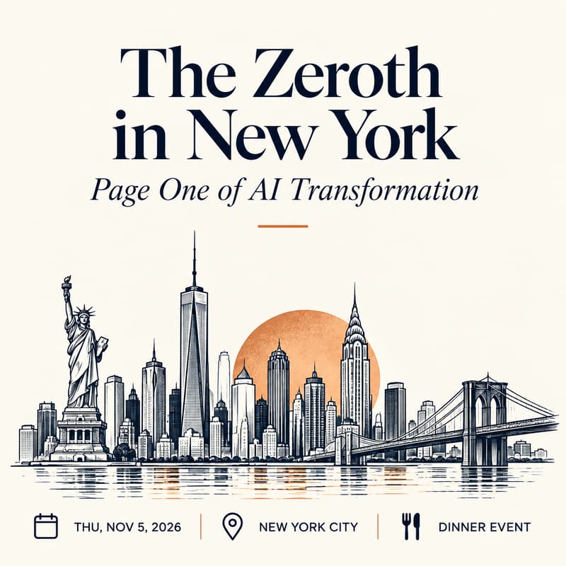 Cover Image for The Zeroth in New York: Page One of AI Transformation