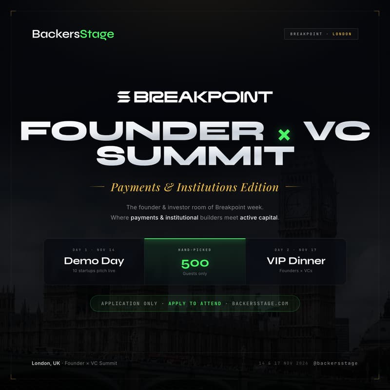 Cover Image for Founder x VC Summit | Demo Day | Breakpoint Week 🇬🇧