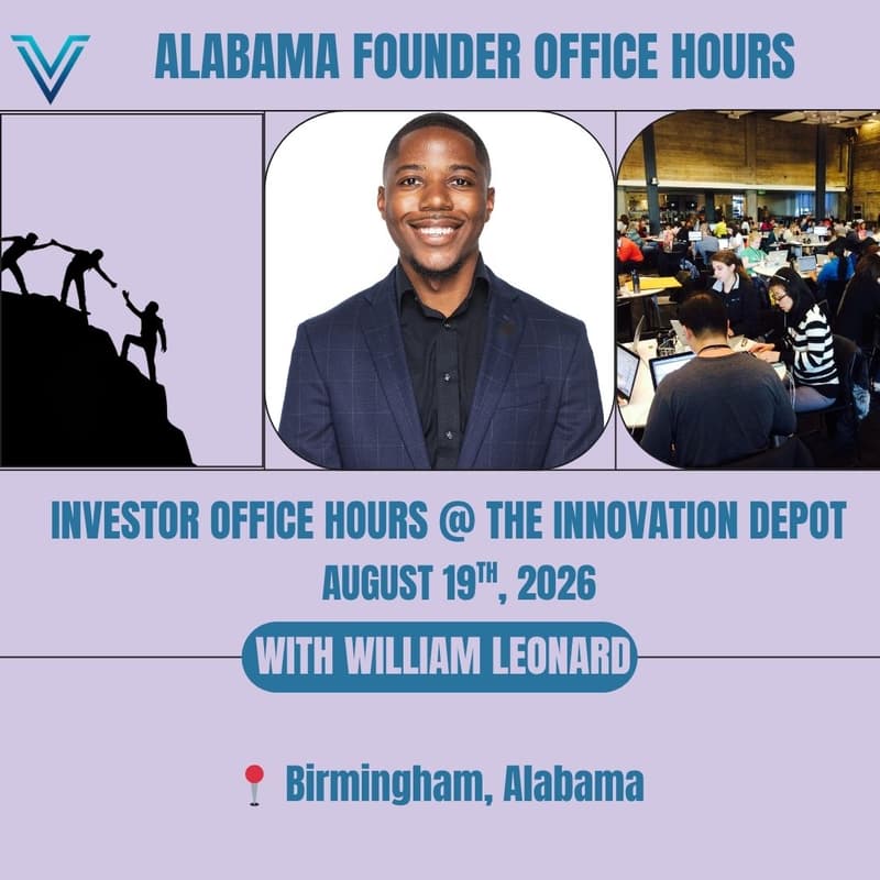 Cover Image for Alabama Founder Office Hours following the ACN VC Summit