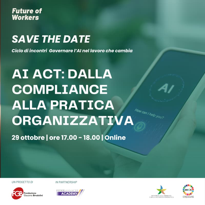 Cover Image for AI Act: dalla compliance alla pratica organizzativa