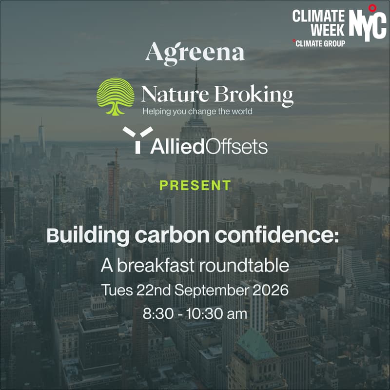 Cover Image for Building carbon confidence - a breakfast roundtable