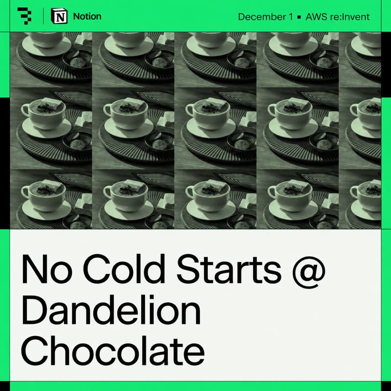 Cover Image for No Cold Starts @ AWS re:Invent (hosted by Notion & Baseten)