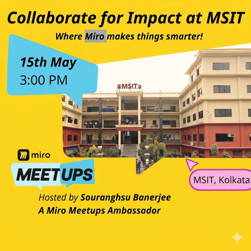 Cover Image for Collaborate for Impact at MSIT: A Miro Workshop for Future Innovators