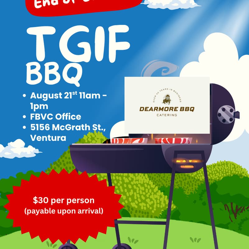 Cover Image for TGIF End of Summer BBQ