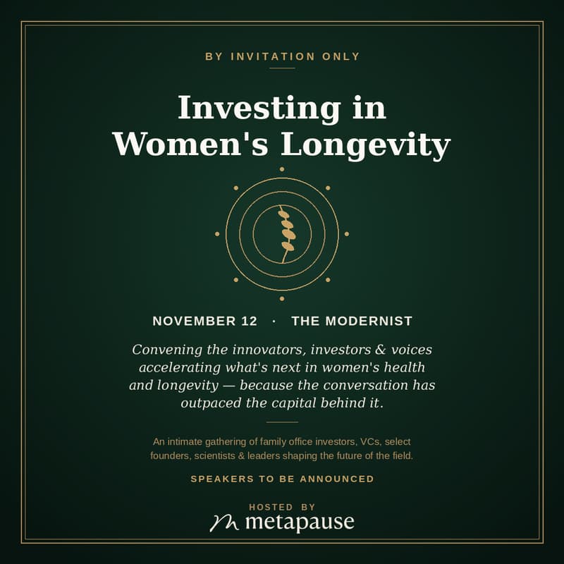 Cover Image for Investing in Women's Longevity
