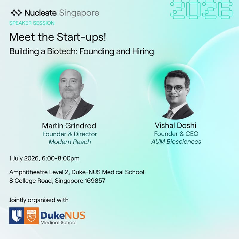 Cover Image for Meet the Start-ups! Building a Biotech: Founding and Hiring