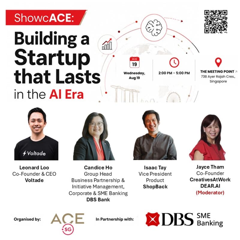 Cover Image for ShowcACE : Building a Startup that Lasts in the AI Era with DBS