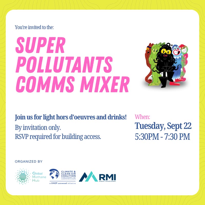 Cover Image for Super Pollutants Comms Mixer