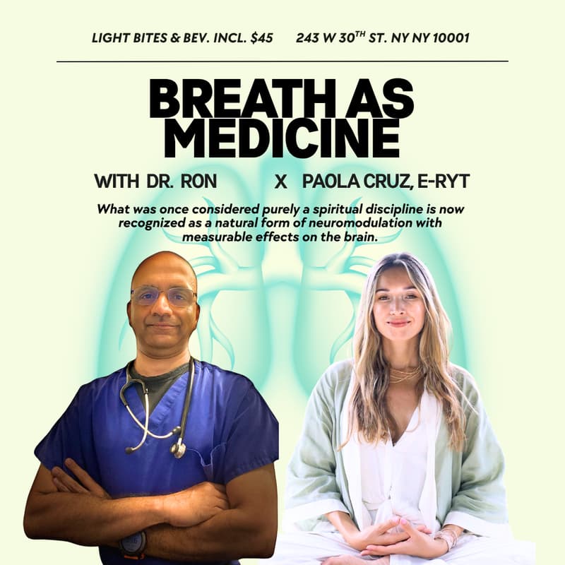 Cover Image for Breath as Medicine: A Living Bridge Between Mind and Body with Dr. Nitin Ron