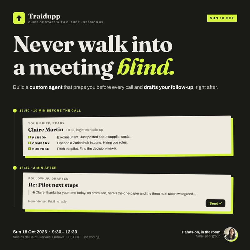 Cover Image for Build Your Own Assistant: Never Walk Into A Meeting Blind