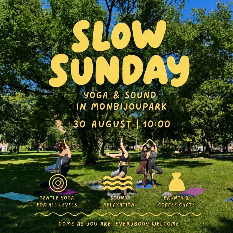 Cover Image for Slow Sunday: Yoga in Monbijoupark