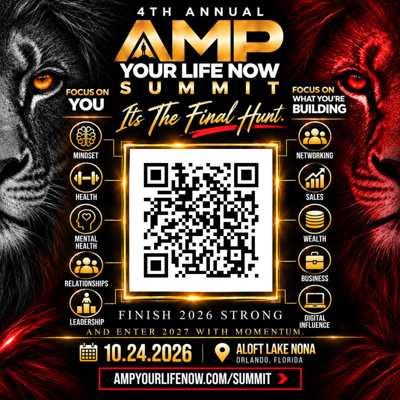 Cover Image for 4th Annual Amp Your Life Now Summit
