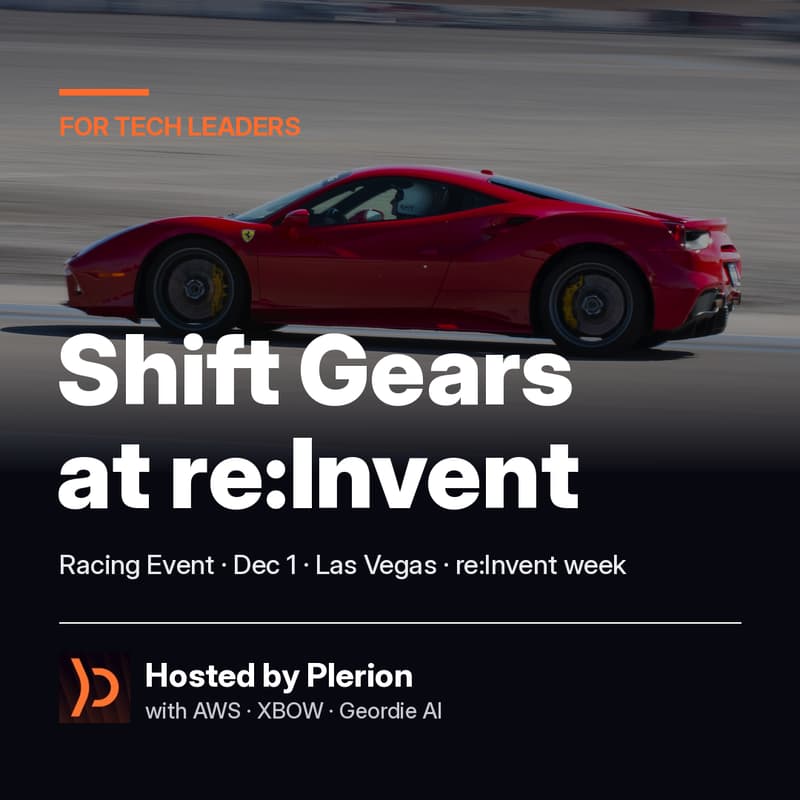 Cover Image for Shift Gears at re:Invent: Racing Event with Plerion