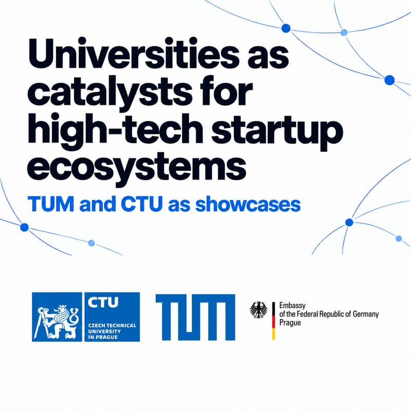 Cover Image for Universities as catalysts for high-tech startup ecosystems: TUM and CTU as showcases