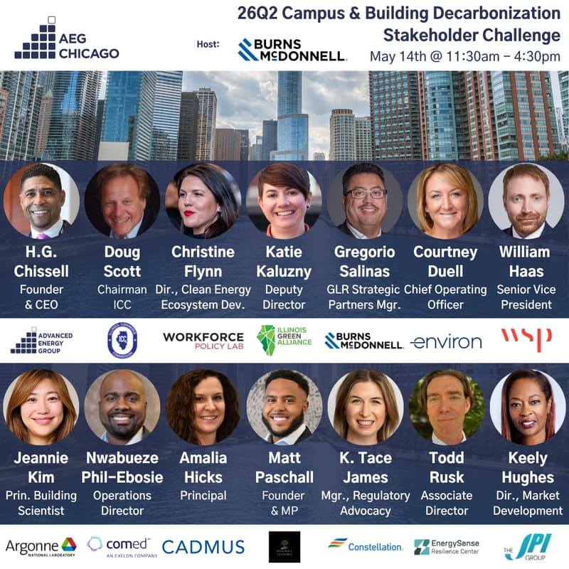 Cover Image for AEG Chicago 26Q2 Stakeholder Challenge: Campus & Building Decarbonization
