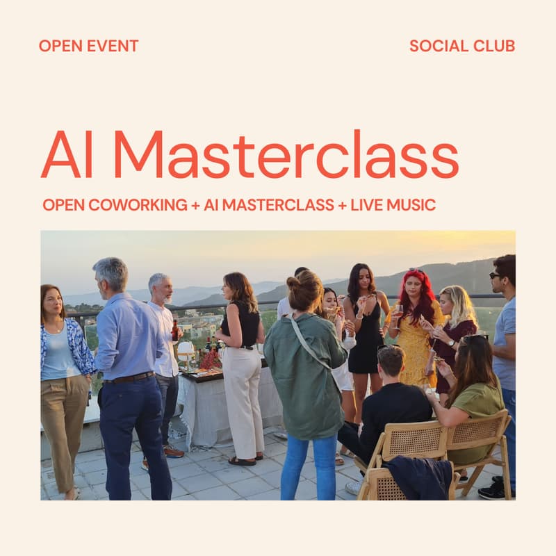 Cover Image for AI Masterclass + Open Coworking