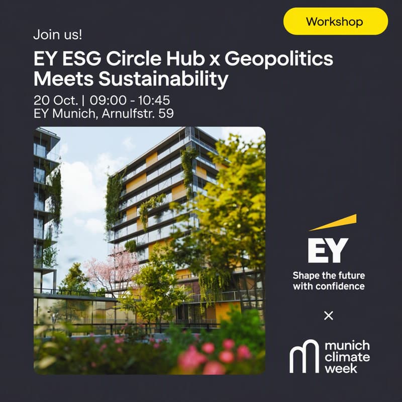 Cover Image for ESG Circle Hub EY x WWF: Geopolitics Meets Sustainability - New Rules for Resilient Corporate Management