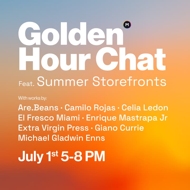 Cover Image for Golden Hour Chat ft. Summer Storefronts