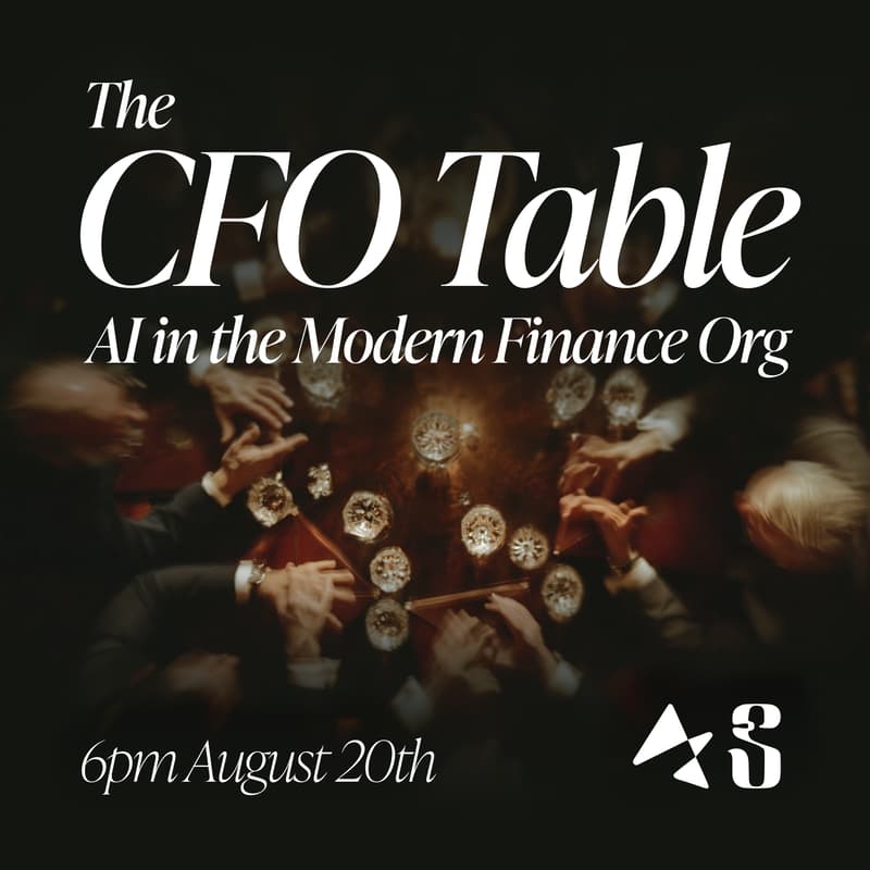 Cover Image for The CFO Table: AI in the Modern Finance Org