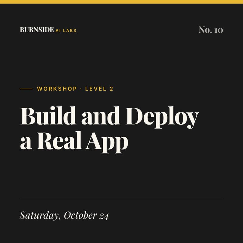 Cover Image for Build and Deploy a Real App