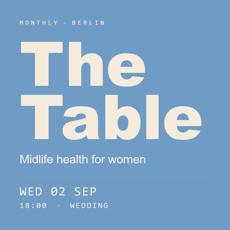 Cover Image for The Table. Midlife health for women.
