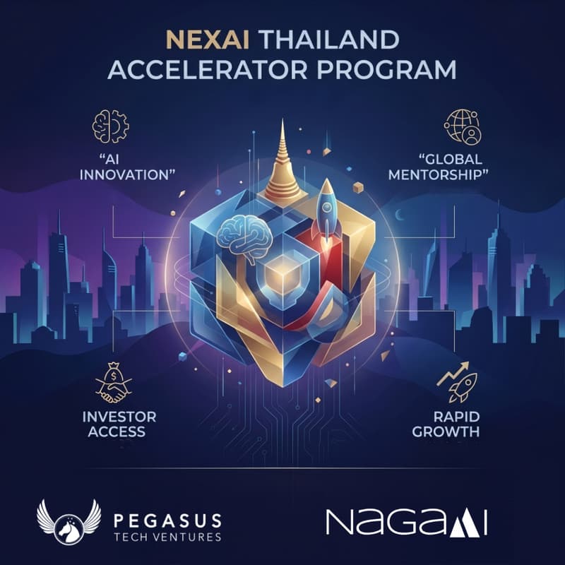 Cover Image for Pegasus NEXAI Thailand Accelerator Masterclass:Building AI Startups for Local Success & Global Growth