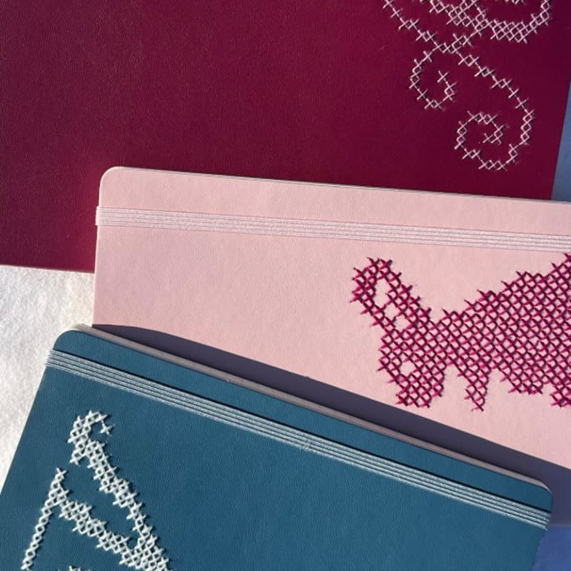 Cover Image for Cross-Stitch Leather Journal Workshop