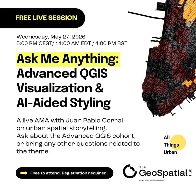 Cover Image for Ask Me Anything: QGIS Visualization & AI-Aided Styling for Urban Maps