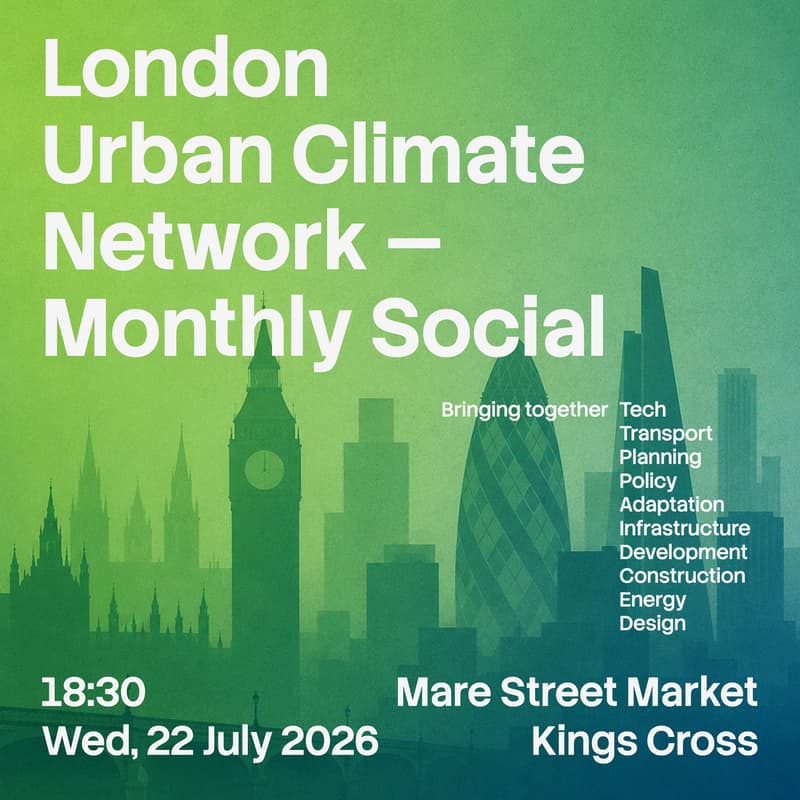 Cover Image for London Urban Climate Network - July Social
