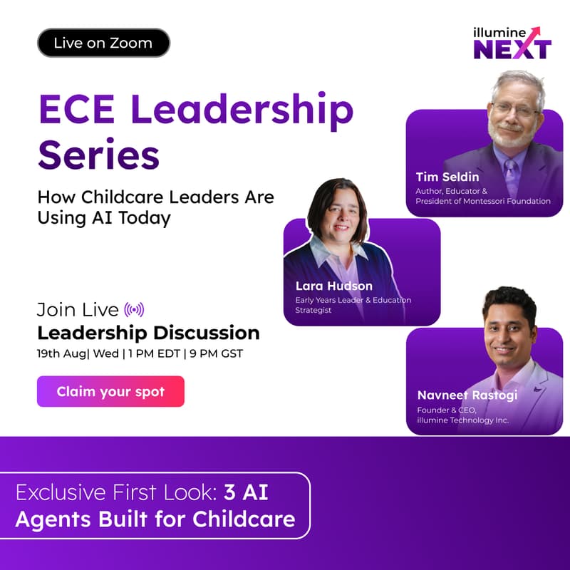 Cover Image for illumine NEXT | How Childcare Leaders Are Using AI Today