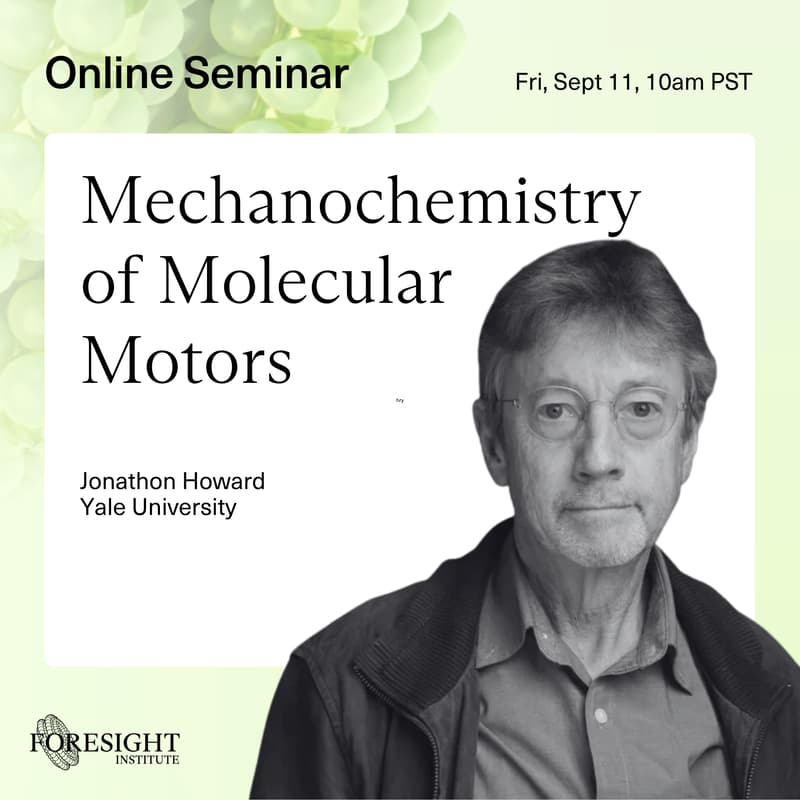 Cover Image for Jonathon Howard | Mechanochemistry of Molecular Motors