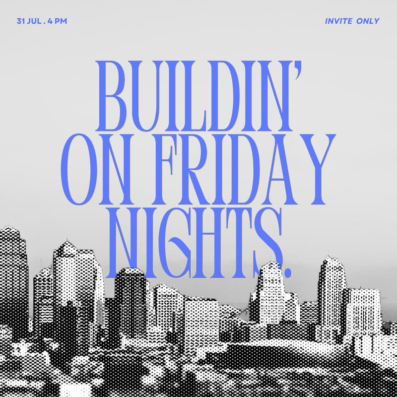 Cover Image for Buildin' on Friday Nights