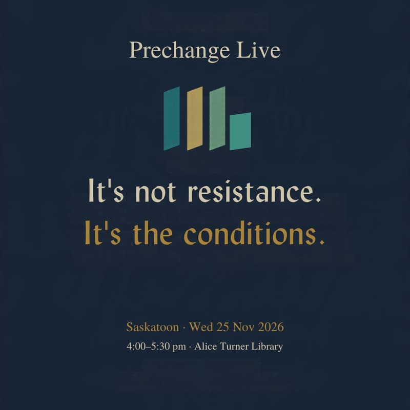Cover Image for Prechange Live · Saskatoon