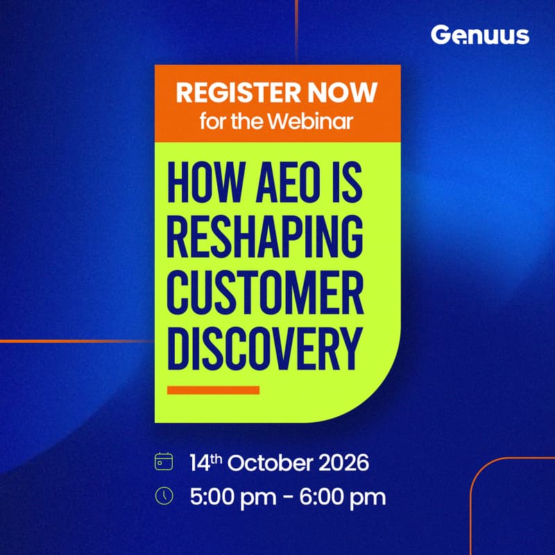 Cover Image for Webinar: How AEO is Reshaping Customer Discovery