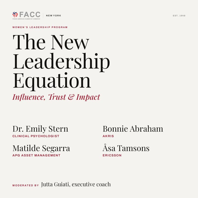 Cover Image for Women's Leadership Program: The New Leadership Equation Panel