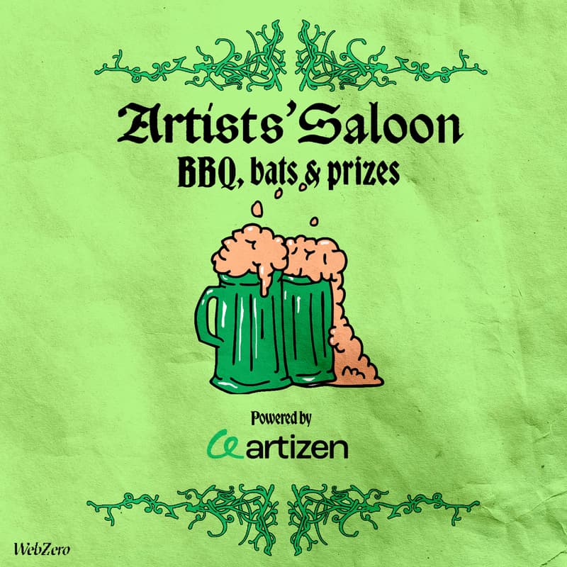 Cover Image for Artists' Saloon: BBQ, Bats & Prizes