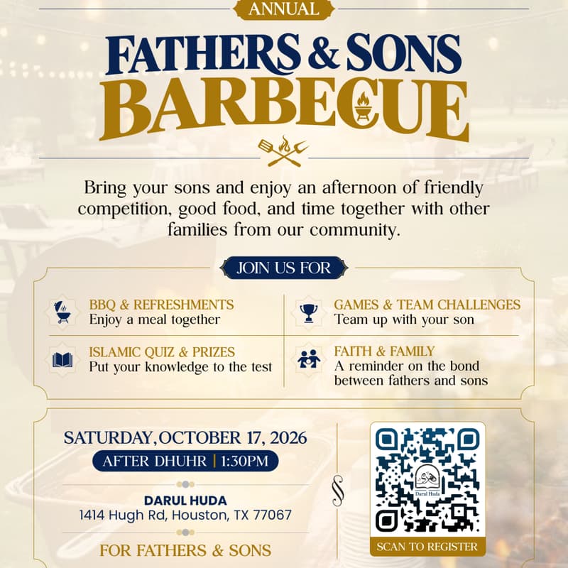 Cover Image for Annual Fathers & Sons BBQ